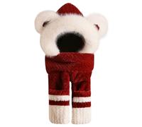 Bufanda con Capucha Animal con Mufles,Artículos de Calefacción en Forma de Oso | Bufanda-Sombrero De Invierno De Felpa | Para Esquiadores Senderistas Corredores Esquí Snowboard Senderismo Carreras