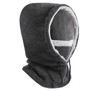 Bufanda con Capucha, cálida, Resistente al Viento, Transpirable, Ajustable, para Ciclismo, Viajes, Senderismo, esquí, patineta, Navidad, cumpleaños, Negro