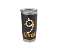 Bufanda con orejas de gato Cat Nine Lives Vaso térmico de acero inoxidable de doble pared