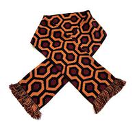 Bufanda con patrón Overlook, inspirada en The Shining, rosso, Talla única