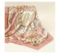 Bufanda cuadrada de satén con estampado chal seda for mujer, bandas for el pelo Retro, pañuelo for la cabeza, diadema, Bandana Para Uso Diario, Fiestas Decoración(XTD06JSC014-05)
