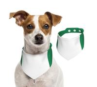 Bufanda de algodón de doble cara con estampado de bandera de Nigeria, suave y elegante, para perros, gatos, mascotas, accesorio