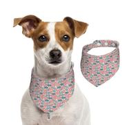 Bufanda de algodón de doble cara con estampado de cerdos, suave, elegante, para invierno, para perros, gatos, mascotas, accesorio