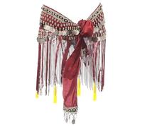 Bufanda De Baile a Cadera, Falda Envolvente con Borlas, Cinturón De Diseño Tribal, Accesorios De Danza del Vientre para Festival De Música, Vestido De Bikini Cosplay