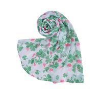 Bufanda de cuatro estampados para mujer del día del san día, bufanda ligera y suave para el cuello de invierno para mujer, Wh3, A