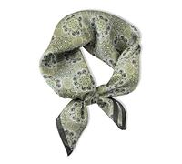 Bufanda de cuello 100 % seda de morera, pañuelo ligero de 53 x 53 cm, para mujeres y hombres, bufandas cuadradas pequeñas con impresión digital, V001, S