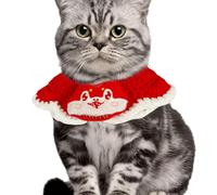 bufanda de cuello de ganchillo para mascotas, collar de punto para ,Baberos de bufanda con tema del año de la serpiente para mascotas y - Suministros para mascotas, collares básicos cálidos