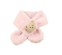 Bufanda de dibujos animados lindo bebé suave patrón de oso de felpa ligero para calidez en invierno bebé accesorios de invierno