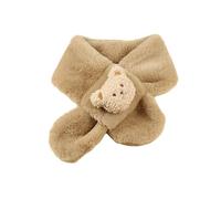 Bufanda de dibujos animados lindo bebé suave patrón de oso de felpa ligero para calidez en invierno bebé accesorios de invierno