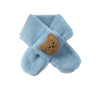 Bufanda de dibujos animados suave y cálido, silenciador de felpa artificial, calentador de cuello de invierno acogedor para niñas y al aire libre