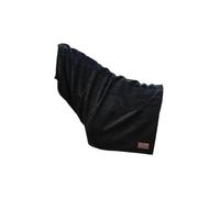 Bufanda de forro polar pesado, color negro, talla cob