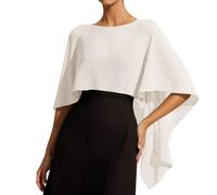 Bufanda de gasa para mujer, Capelets suaves, paños ligeros para vestidos de noche, capas estola, capa elegante, Capelets de color sólido, envolturas finas para vestido de novia, boda, pañuelo festivo