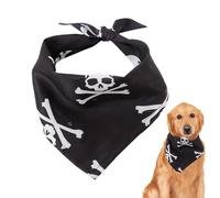 Bufanda de Halloween para Mascotas - Toalla de Saliva para Perros Lavable | Bandana Triangular Calavera Decorativa de Calabaza Calabaza | Puppy Cat Accessory para Festival de Eventos de Parques