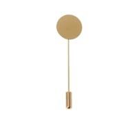 Bufanda de invierno de aleación con forma de una sola palabra para el pecho, broches de hiyab, accesorios de ropa de colores sólidos