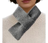 Bufanda de invierno genérica - Funda de cuello suave - Bufanda térmica para dama madre hija adolescente otoño Navidad noche vacaciones viaje esquí nieve, gris, Se référer au descriptif