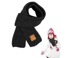 Bufanda de los Niños, Bebé Cachemira Bufanda, Bufanda cálida de punto, Bufanda de Invierno Unisex niños, Otoño Invierno Bufanda Caliente Para Niño Niña Pequeño (A)