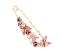 Bufanda de Mariposa Rosa Claro Pin Clip Corpiño a Presión Lady Broche de Aleación Regalo Encanto Joyería de Moda Colgante Insignia o Boutonniere 1 unids Creativo y utilDurability