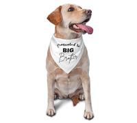 Bufanda De Mascota Bandana Collar 30X70Cm Ascendido A Gran Hermano Bufanda De Mascota Baberos Triangulares Algodón Triángulo Baberos Bufandas para Gatos Perros Grandes Medianos Pequeños