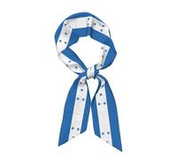 Bufanda de moda para mujer con estampado de bandera de Nicaragua, ligera, transpirable y versátil de satén de seda para todas las ocasiones, Bandera de Honduras, Talla única