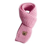 Bufanda De Punto Con Etiqueta De Elegante Cubierta Para Cuello De Invierno Para Niños Pañuelo a Prueba De Calentador De Cuello Informal Hecho a Mano Otoño Invierno