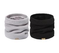 Bufanda De Punto De Terciopelo De 2 Piezas, Bufanda Para Calentar El Cuello, Bufanda Resistente Al Viento, Adecuada Para Uso Diario, Esquí, Correr Y Andar En Bicicleta