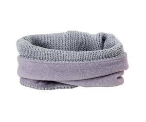 Bufanda de punto tipo cuello color gris plata jaspeado | Sterntaler