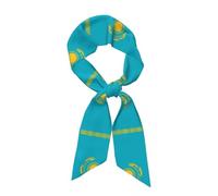 Bufanda De Seda Con Estampado Gráfico De Bandera De Kazajstán Para Mujer,Pañuelos Pequeños De Pelo Con Cabeza De Satén Coloridos,Chales Elegantes Para Cabeza Y Cuello,Regalos Clásicos