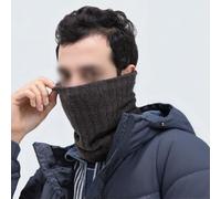 Bufanda de tubo de forro polar para invierno, uso al aire libre, para esquí, senderismo, ciclismo, montañismo, diadema, diseño suave agradable a la piel (gris oscuro)