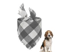 Bufanda Decorativa para Perros, Bandana Triangular para Perros - Bufanda para Mascotas Transpirable a Cuadros,Bufanda de Moda para Perros, Accesorios para Mascotas para el hogar, Viajes, Vida Diaria,
