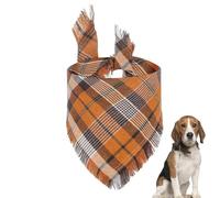 Bufanda Decorativa para Perros, Bandana Triangular para Perros | Bufanda para Mascotas Transpirable a Cuadros - Bufanda Decorativa de Moda para Perros, pañuelos Lavables para Mascotas para reuniones,