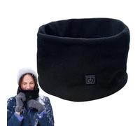 Bufanda eléctrica con calefacción - Bufanda de sombrero de invierno para hombre con carga USB, conveniencia práctica, carga USB, 3 modos de temperatura, lavable | Calentador lavable para acampar en