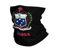 Bufanda Escudo De Armas De Samoa Samoanos Absorbente Cubrecuello Resistente A La Formación De Bolitas Head Wrap para Ciclismo Monta Kayak 2 Unidades