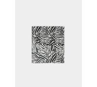 Bufanda estampado cebra blanco mujer TU