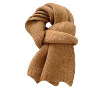 Bufanda genérica para hombre cachemira roja para mujer, invierno Versátil suave y cálido Woolen Scarf de satén para el pelo de noche, dorado, A