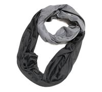 Bufanda Infinita de Invierno para Mujer Contraste de Dos Colores Cuello