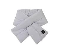 Bufanda inteligente de calefacción con control de temperatura de 3 velocidades, calentador eléctrico frío, cuidado del cuello, carga USB, bufanda de calefacción para cuello, compresa caliente, bufanda de calefacción eléctrica (gris oscuro, talla única)