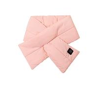 Bufanda inteligente de calefacción con control de temperatura de 3 velocidades, calentador eléctrico para invierno, cuidado del cuello, carga USB, bufanda de calefacción para cuello, compresa caliente, bufanda de calefacción eléctrica (rosa, talla única)