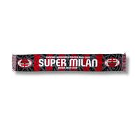 Bufanda Jacquard AC Milan, bufanda de celebración para la victoria de la Supercopa italiana 24/25, producto oficial 100% acrílico, Made in Italy