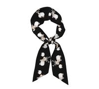 Bufanda larga para mujer con estampado de oveja silly sheep, mide 46.9 x 3.1 pulgadas, se adapta perfectamente y muestra un temperamento elegante con facilidad.