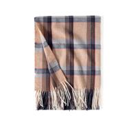 Bufanda larga y suave de invierno para mujer, bufanda a cuadros con borlas, bufanda compatible con bufandas clásicas suaves para mujer, bufa