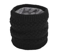 Bufanda Miss Casse Couille Patchwork caliente cuello bendecidor algodón bufanda chal anillo oro anillo, Le Noir, Talla única