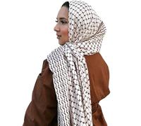 Bufanda palestina - Elegante Keffaiyeh árabe | Bufanda palestina Shemagh | Bufandas Keffiyeah para el cuello adecuado para actividades al aire libre, casual, viajes, senderismo, protección solar