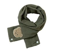 Bufanda Para Bebé Pañuelo De Algodón Con Diseño Oso Suave Y Agradable La Piel Bebés 0 A 3 Años Accesorios Fotografía Otoño E Invierno