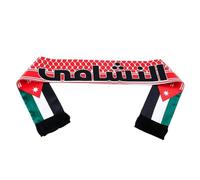 Bufanda para fanáticos del fútbol 2026, 14 x 135 cm, poliéster, bufandas de apoyo para partidos de fútbol, bufanda para aficionados al fútbol (A, talla única)