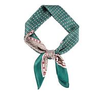 Bufanda para hombre, bufanda cuadrada de seda satinada ligera como una careta, bufanda de cuello bandana, regalos de moda para hombres, bufanda formal casual de negocios, verde, 70*70CM