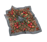 Bufanda para Islam Hair Wrap Travel Wrap Folk-Custom Bufandas Mujeres Flores Pañuelo Cuello Señora Bufanda Pañuelo Pañuelo Bandanas Mujeres Estampado Bufandas de Seda Musulmana, a, talla única