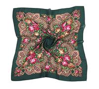 Bufanda para Islam Hair Wrap Travel Wrap Folk-Custom Bufandas Mujeres Flores Pañuelo Cuello Señora Bufanda Pañuelo Pañuelo Bandanas Mujeres Estampado Bufandas de Seda Musulmana, c, talla única