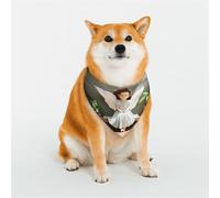 Bufanda para mascotas con alas de ángel, elegante bufanda triangular para mascotas, accesorio para mascotas, pañuelo lavable para mascotas, para niñas, niños, perros o gatos, talla S