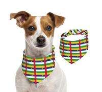Bufanda para mascotas con estampado de bandera de África Central, para vacaciones, perros y gatos, para Navidad, invierno, elegante regalo más cálido