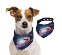 Bufanda para mascotas con estampado de galaxia en el universo, suave y cómoda, accesorio de vacaciones para Navidad, cálido y elegante regalo